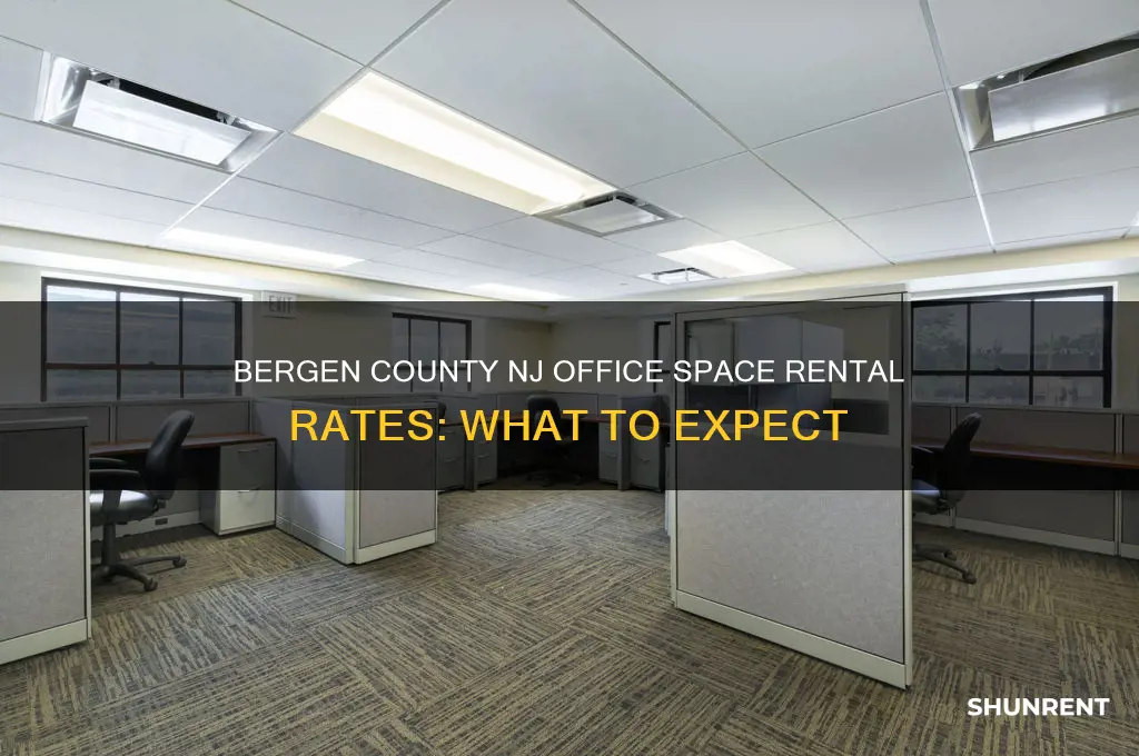 what does office space rent for in bergen county nj