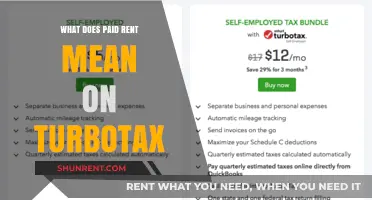 Understanding Paid Rent on TurboTax: What It Means for Your Taxes
