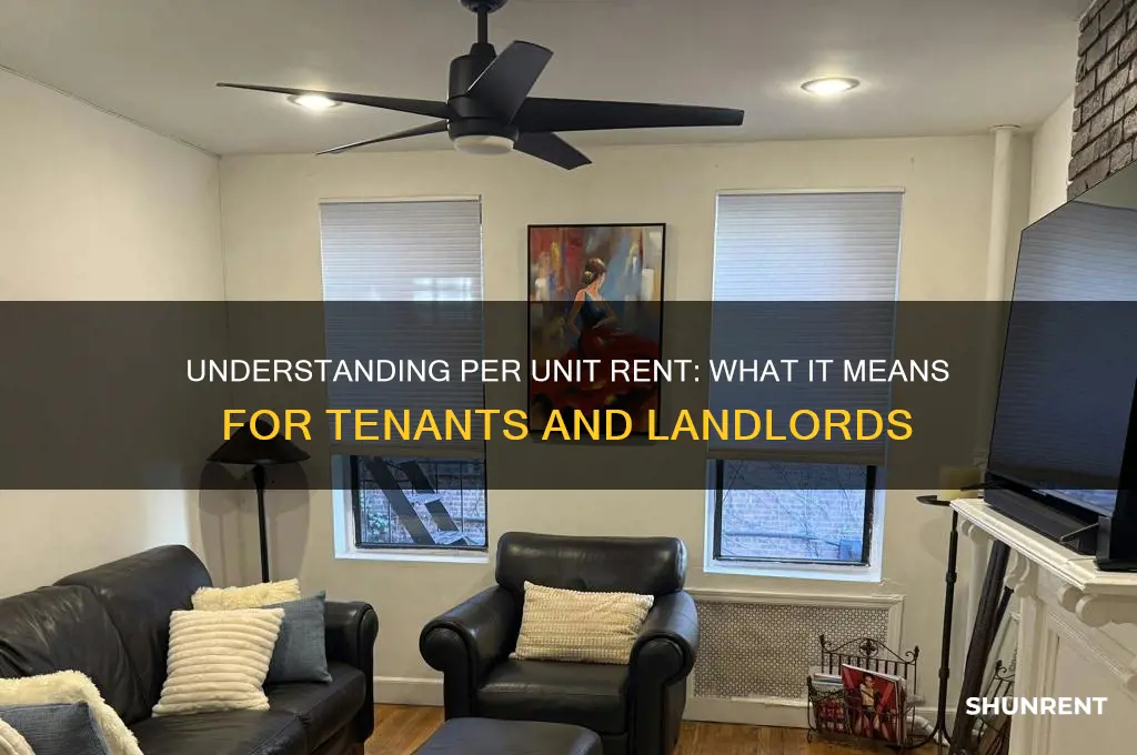 what does per unit mean in rent