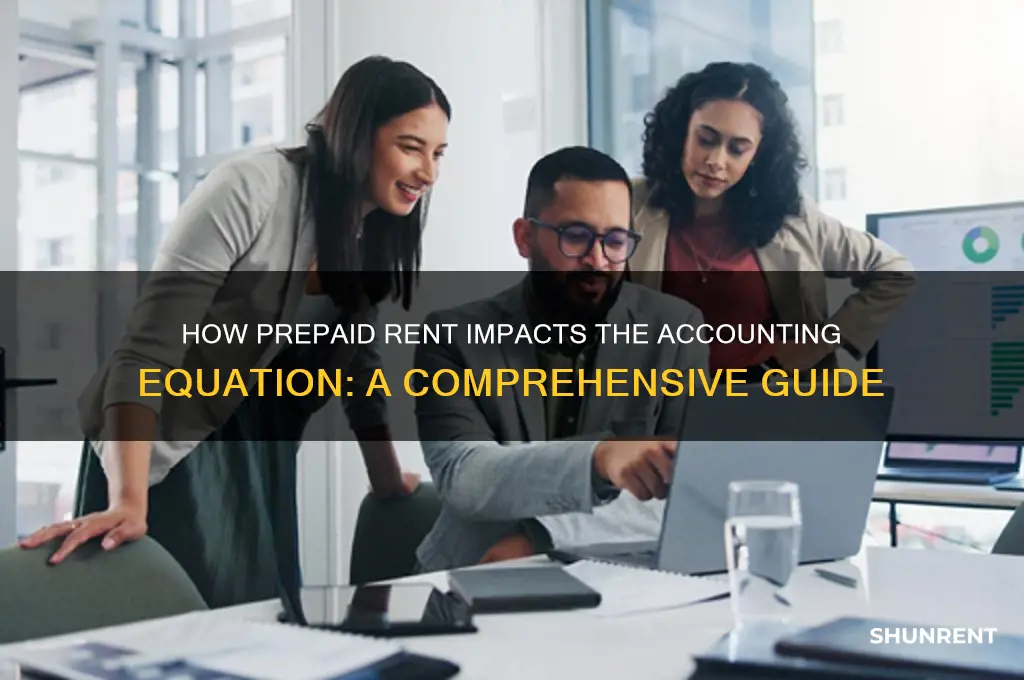 what does prepaid rent to do accounting equation