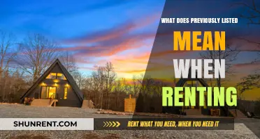 Previously Listed Explained: Understanding Rental History and Its Impact