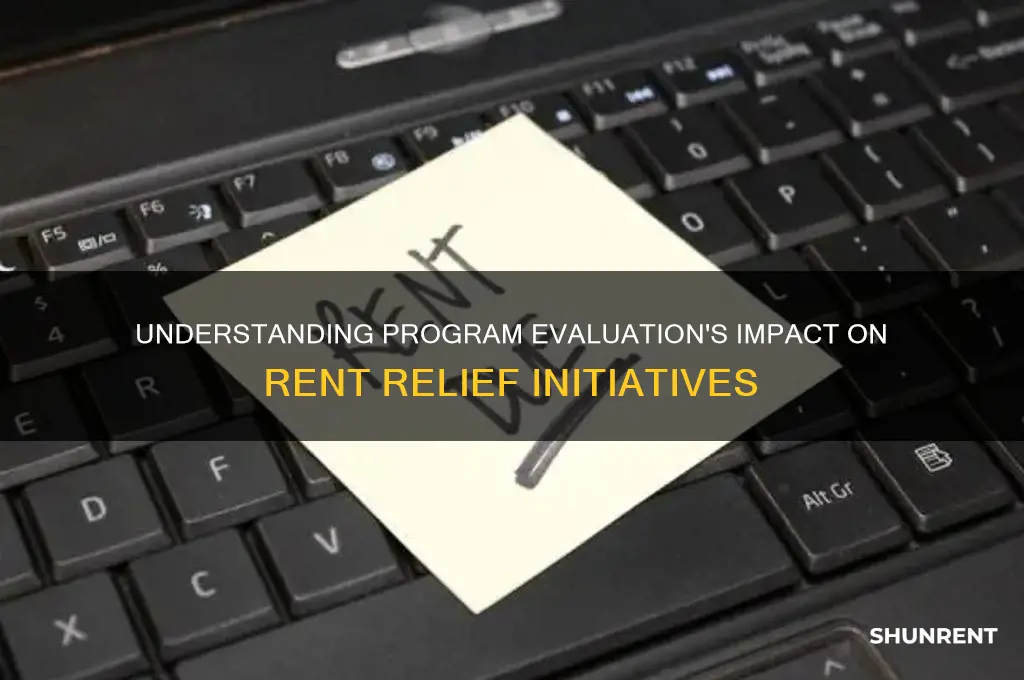 what does program evaluation mean for rent relief