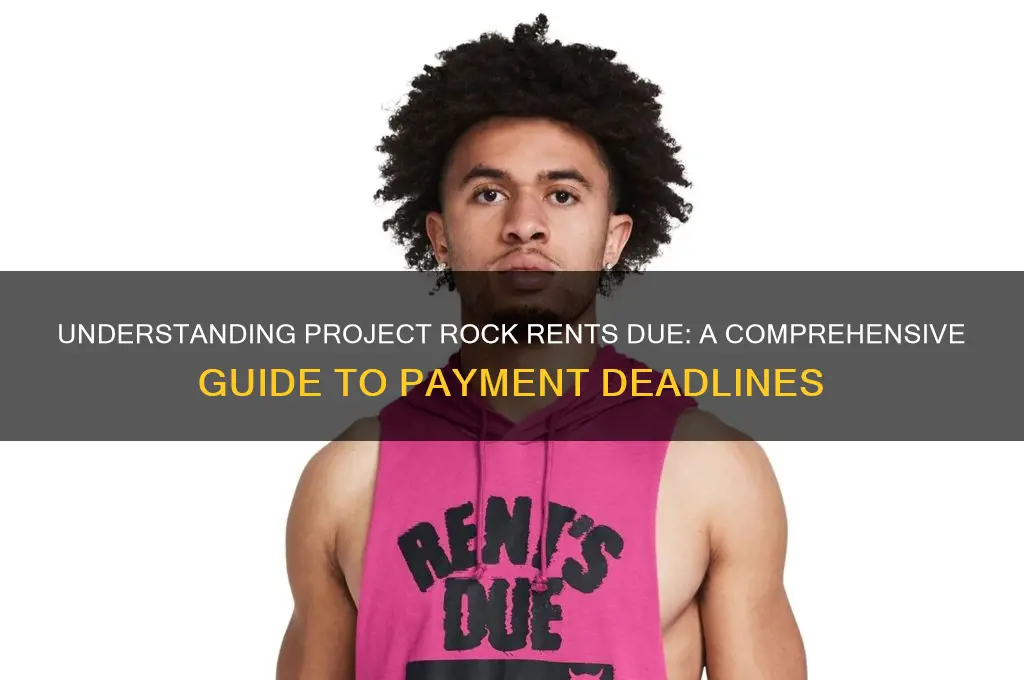 what does project rock rents due mean
