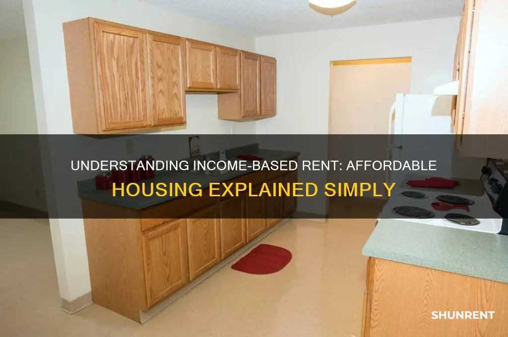 what does rent based on income mean