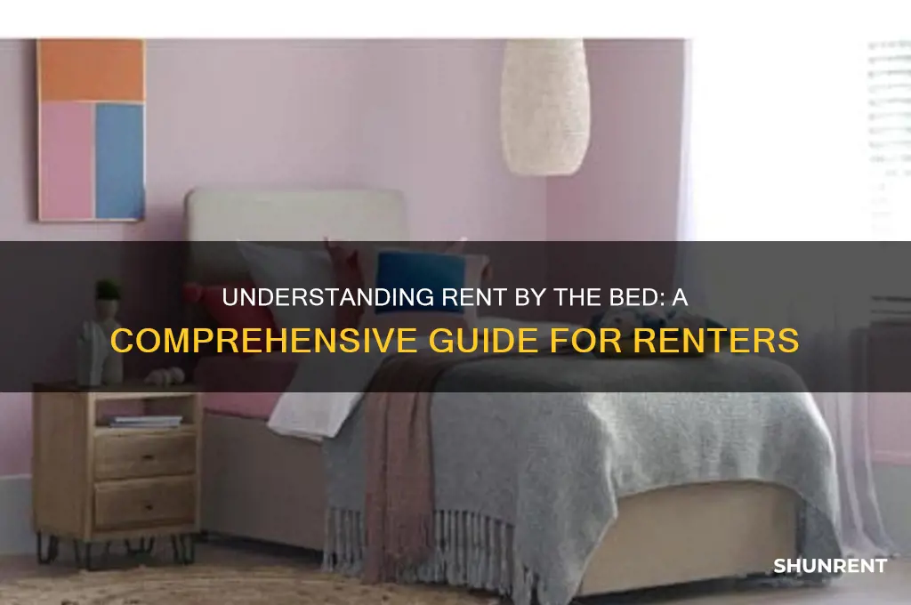what does rent by the bed mean