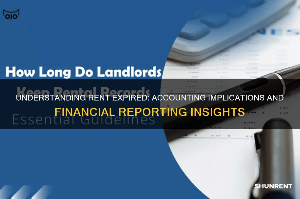 what does rent expired mean in accounting