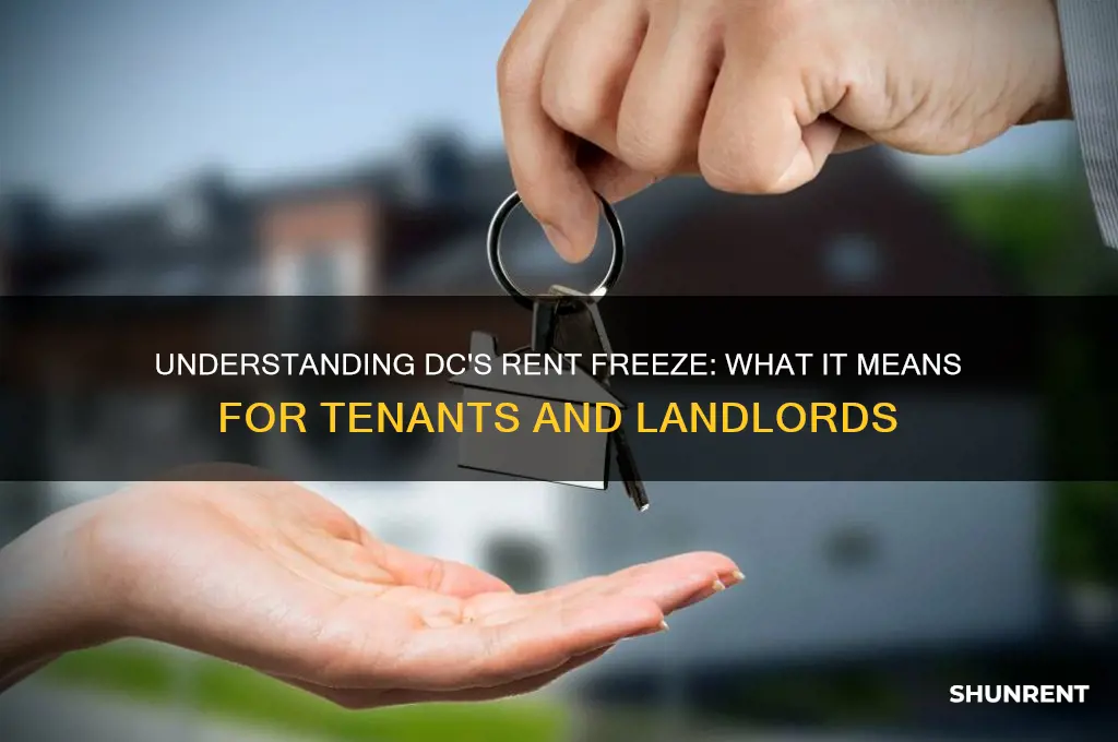 what does rent freeze mean in dc