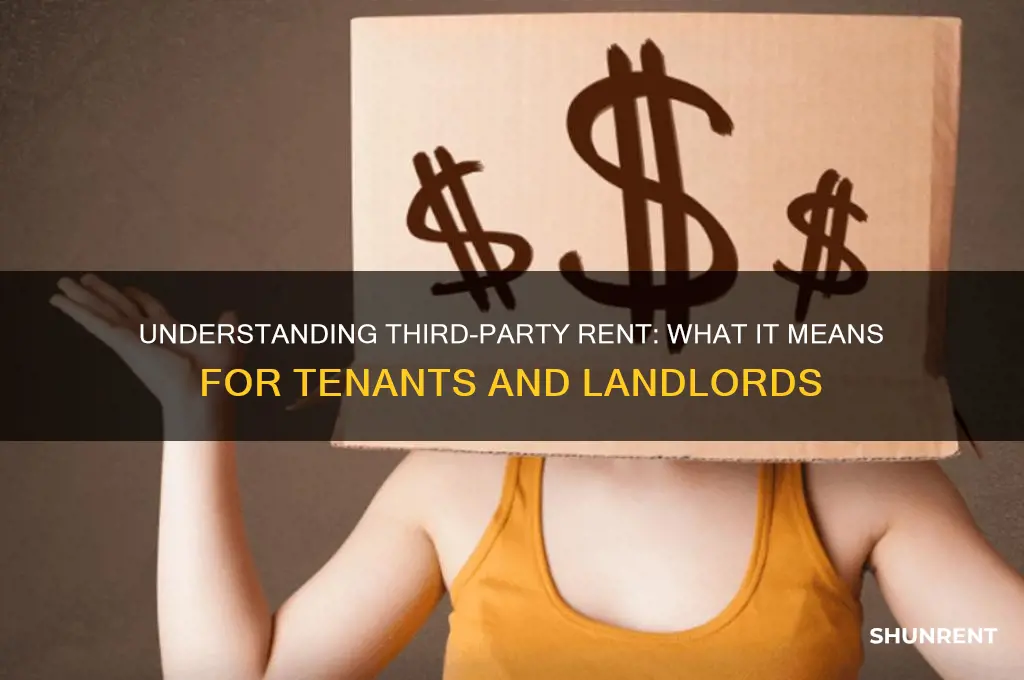 what does rent from 3rd party mean