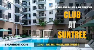 What's Included in Rent at Plantation Club at Suntree?