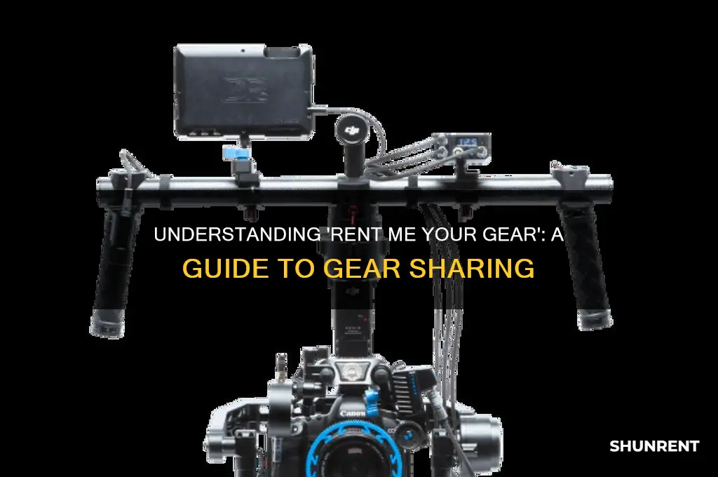 what does rent me your gear means