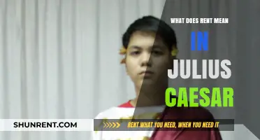 Understanding Rent's Role in Shakespeare's Julius Caesar: A Comprehensive Analysis