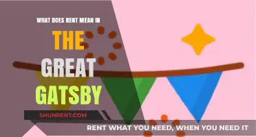 Rent's Role in The Great Gatsby: Symbolism and Social Commentary