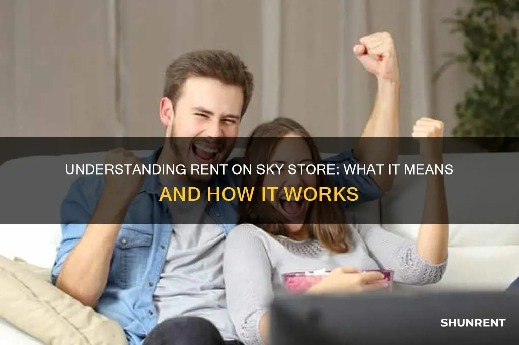 what does rent mean on sky store