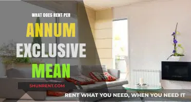 Understanding Rent Per Annum Exclusive: A Comprehensive Guide for Tenants
