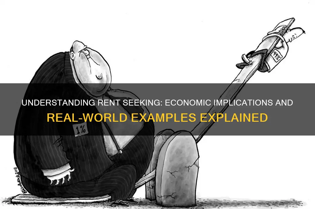 what does rent seeking mean in economics