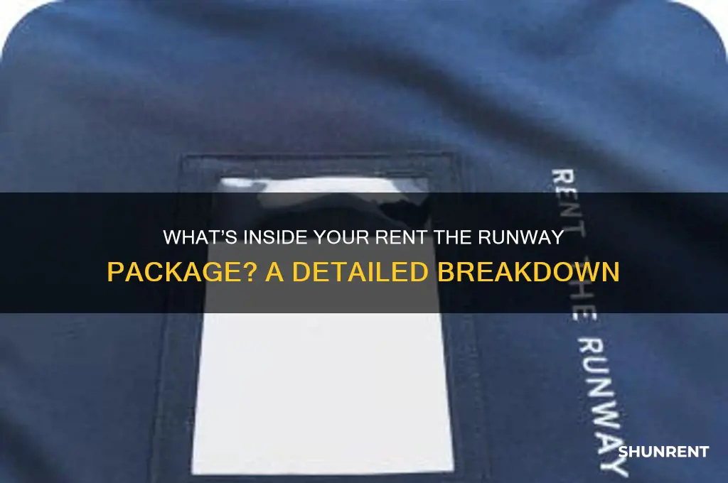 what does rent the runway ship with
