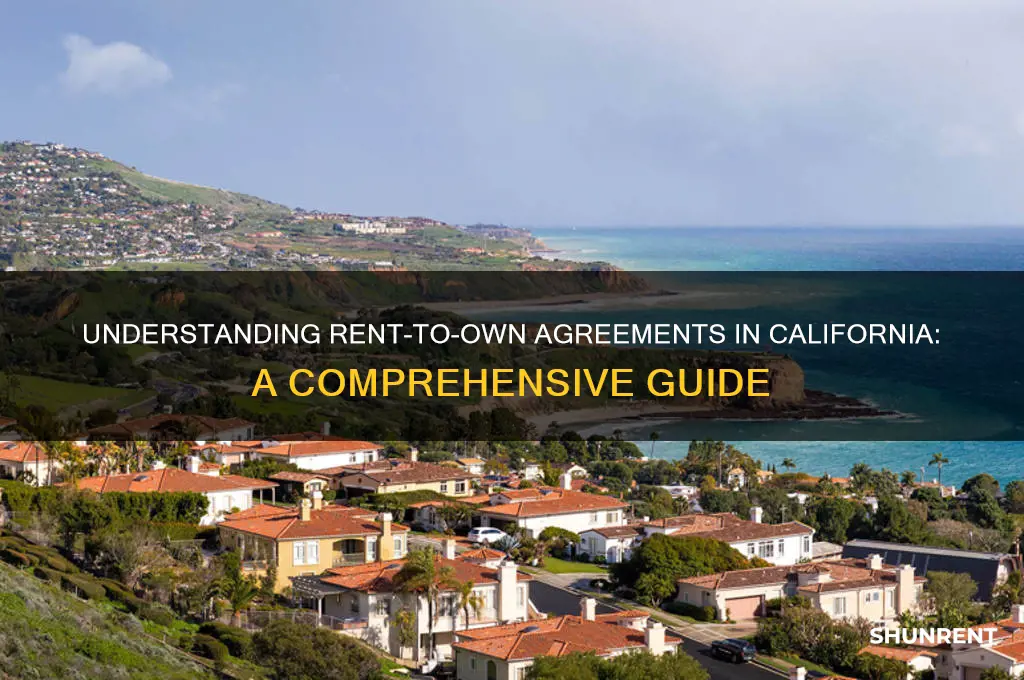 what does rent to own mean in california