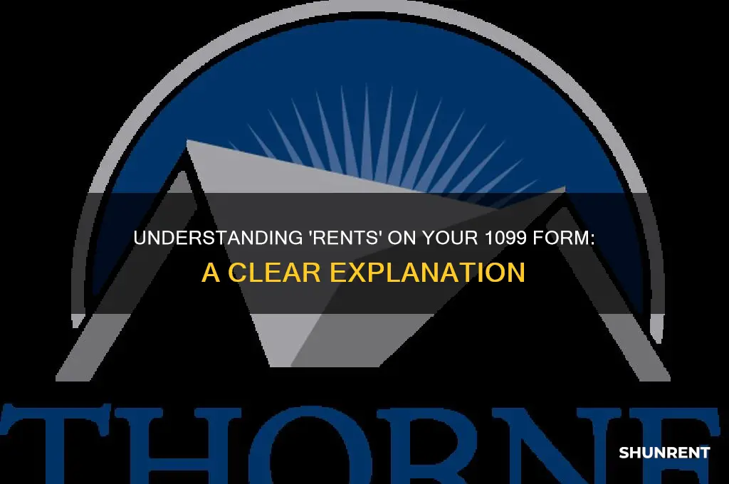 what does rents mean on a 1099