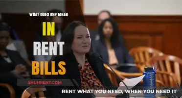 Understanding 'Rep' in Rent Bills: A Clear Explanation for Tenants