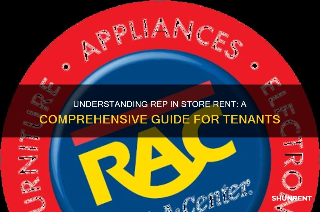 what does rep mean in store rent