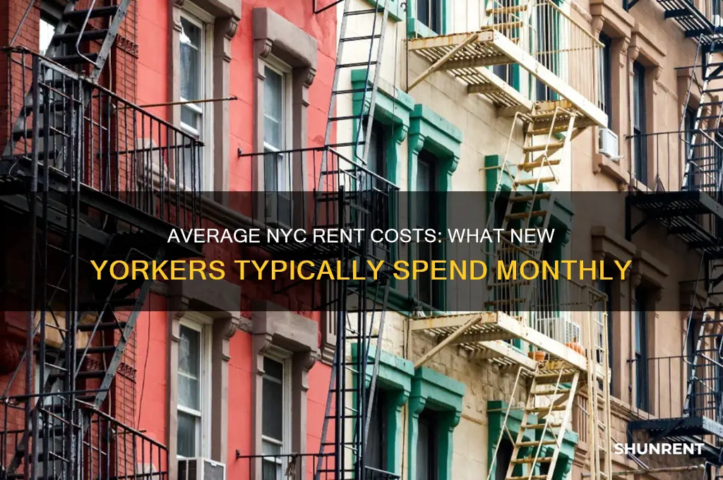 what does the average new yorker spend on rent