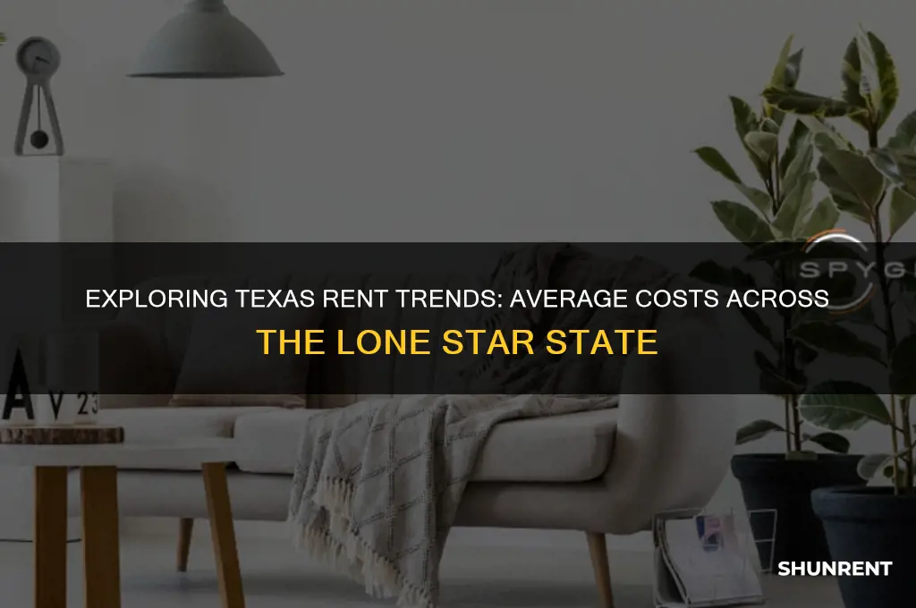 what does the average rent in texas look like