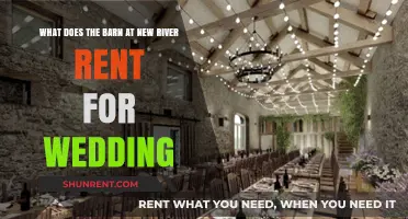 Barn at New River Wedding Rental Costs: What to Expect