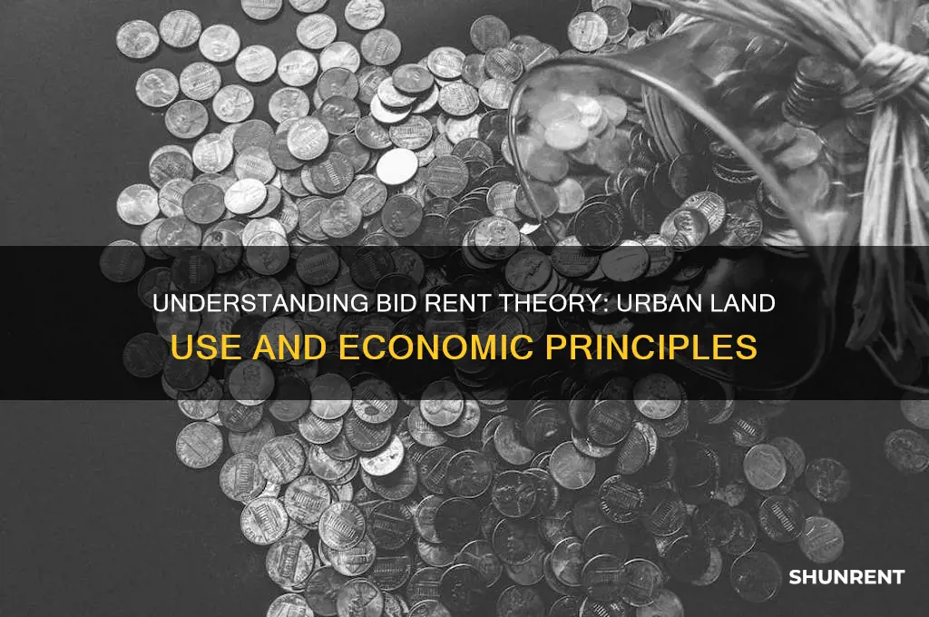 what does the bid rent theory state