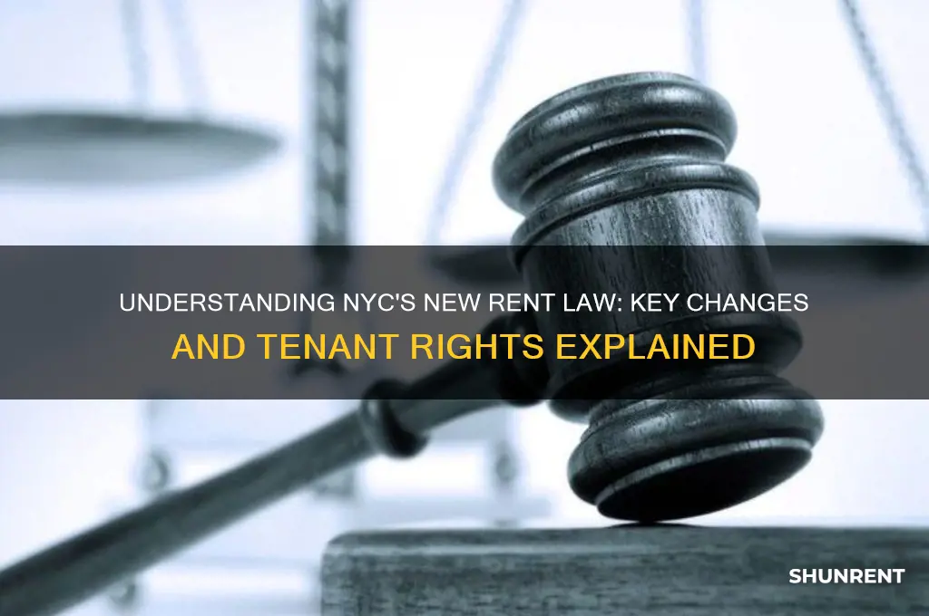 what does the new rent law mean in nyc