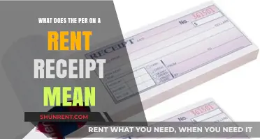 Understanding the Meaning of 'Per' on Your Rent Receipt