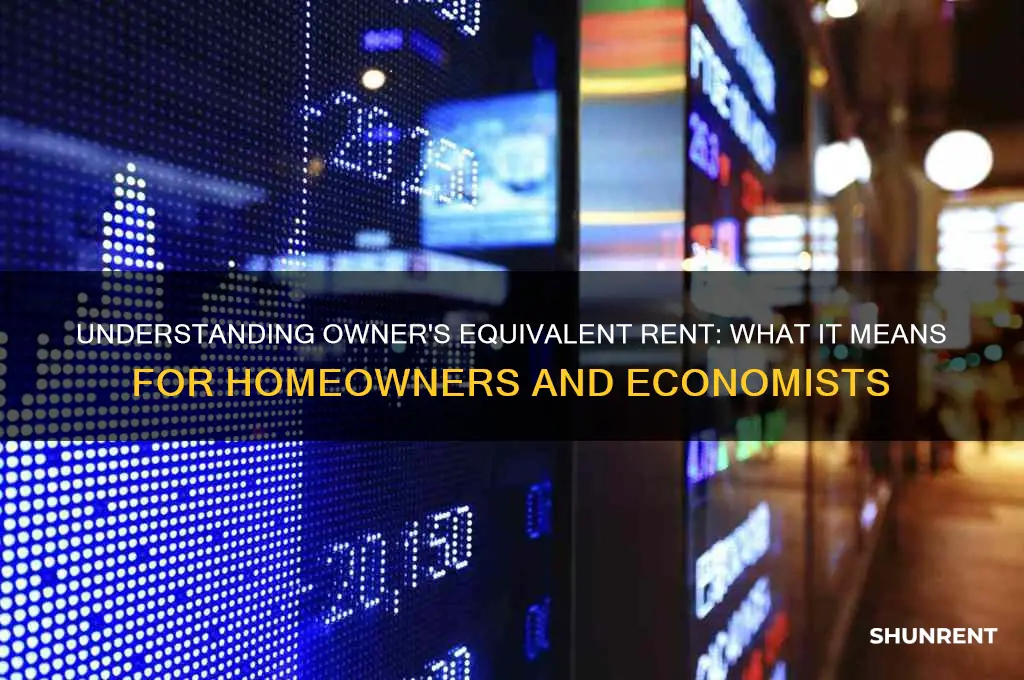 what does the phrase owners equivalent rent mean