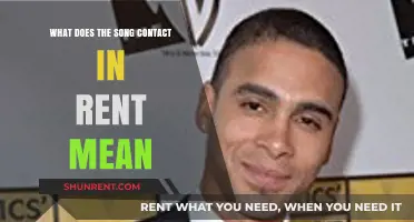 Contact in Rent: Decoding the Song's Meaning and Emotional Impact