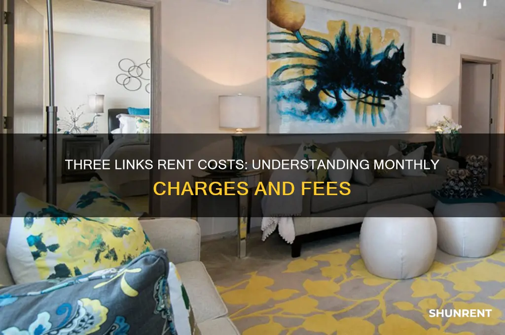 what does three links charge for rent