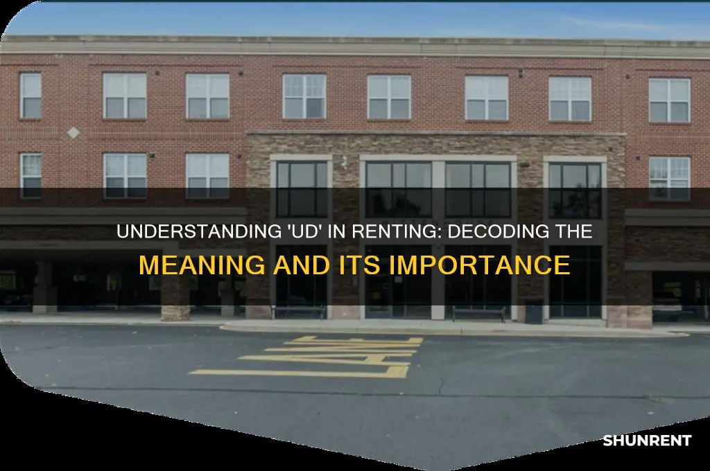 what does ud stand for in renting
