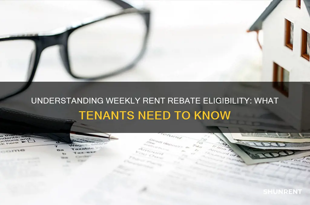 what does weekly rent eligible for rebate mean