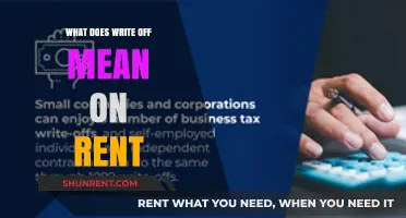 Understanding Rent Write-Offs: What It Means and How It Works