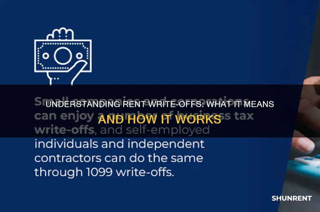 what does write off mean on rent