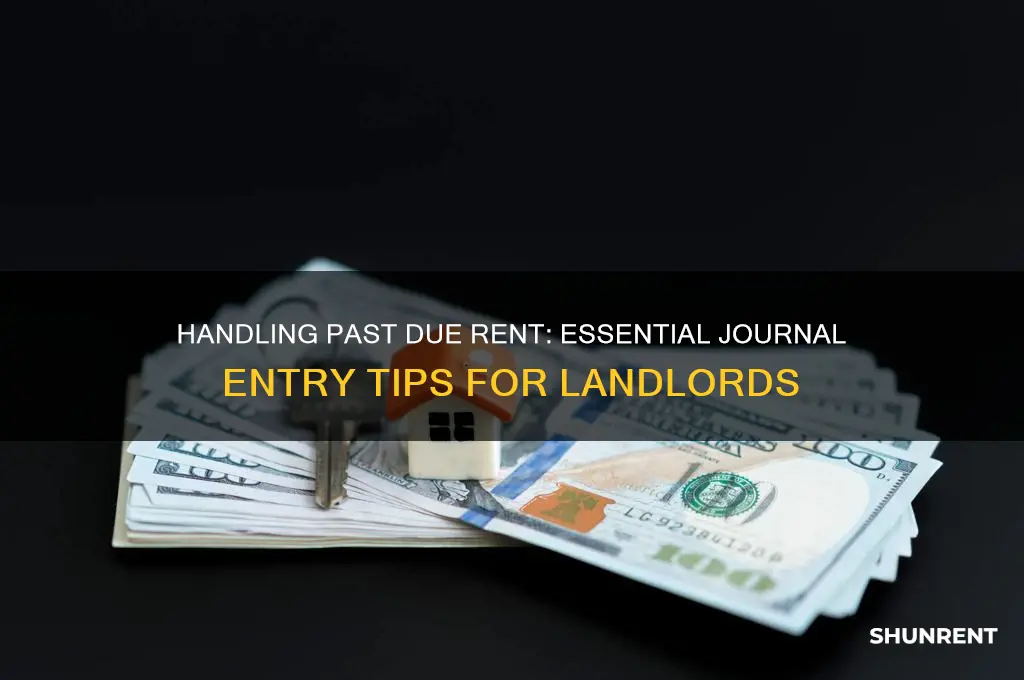 what entry do i make when rent is past due