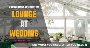 Essential Lounge Equipment Rentals for a Stylish Wedding Celebration
