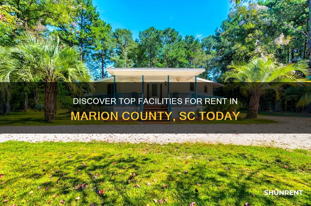 what facilities for rent in marion county sc