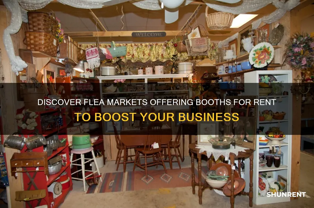 what flea market with booths for rent