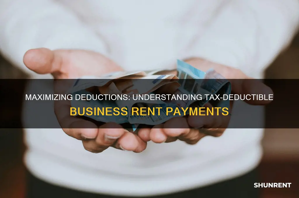 what form business rent payments tax deductible