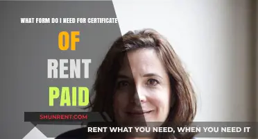 Essential Form for Certificate of Rent Paid: A Step-by-Step Guide