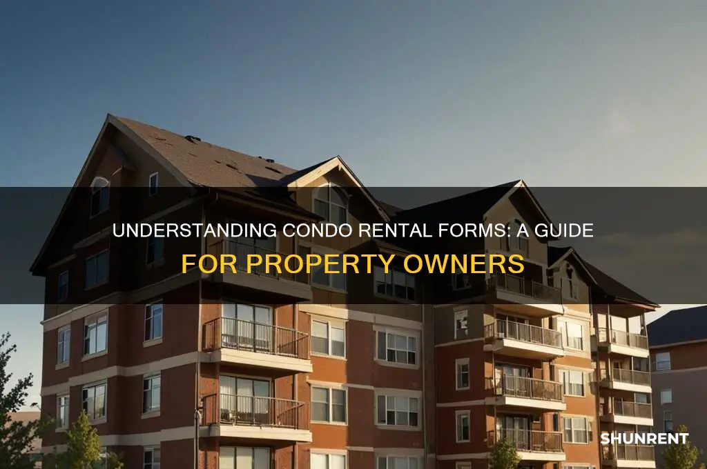 what form is a condo rented to others