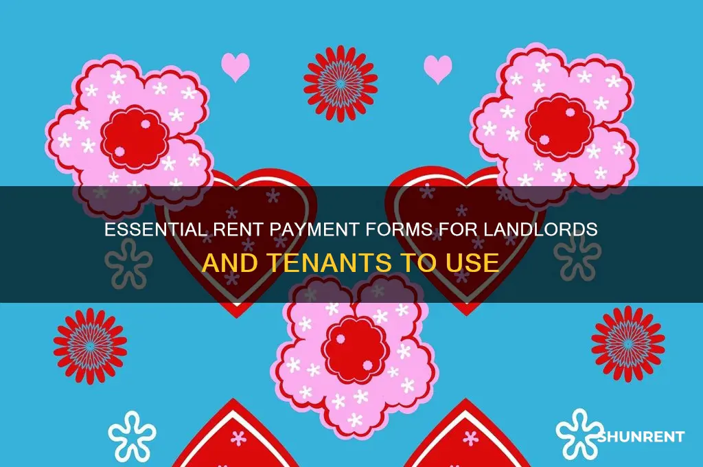 what form to use to give renters for rent paid