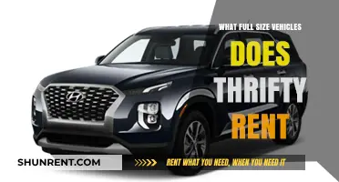 Thrifty's Full-Size Rental Fleet: Discover Spacious Vehicle Options Available