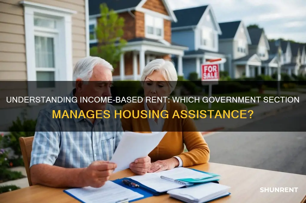 what government section is income based rent