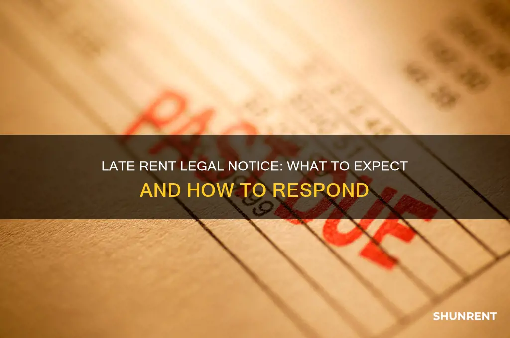 what happends with legal department contacts you about late rent