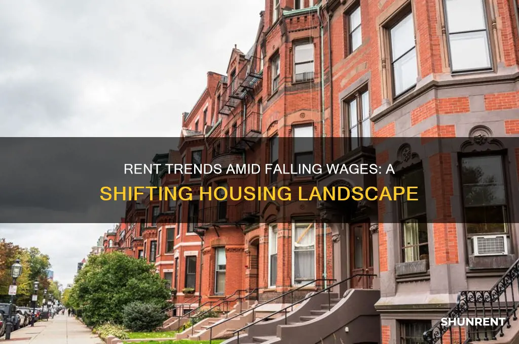 what happened to rent as wages decreased