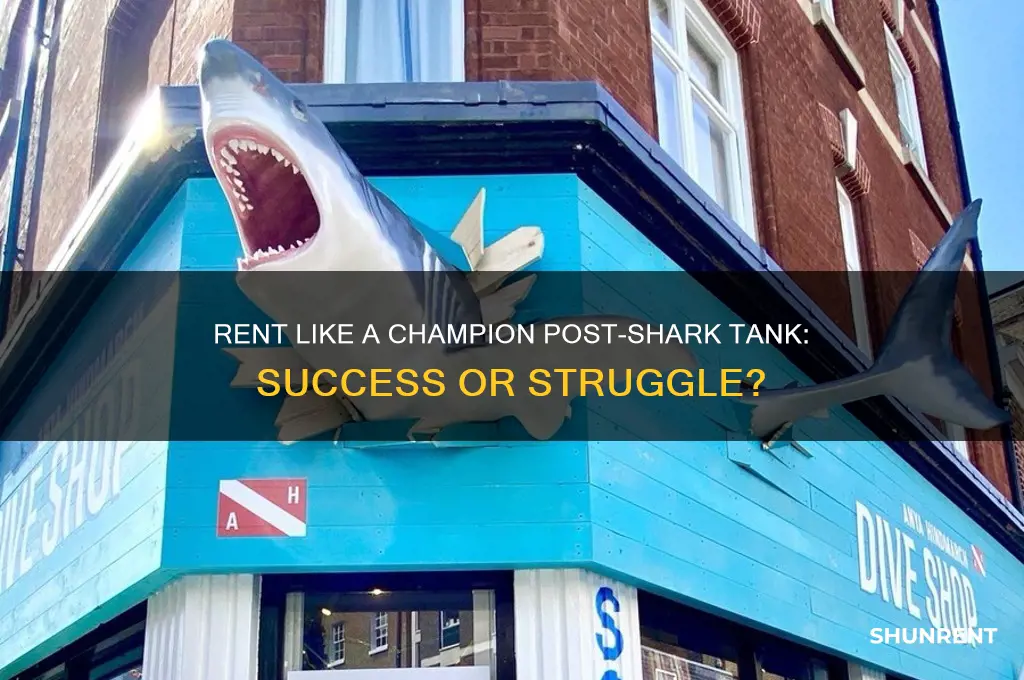 what happened to rent like a champion after shark tank